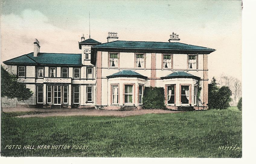 Potto Hall from a Postcard